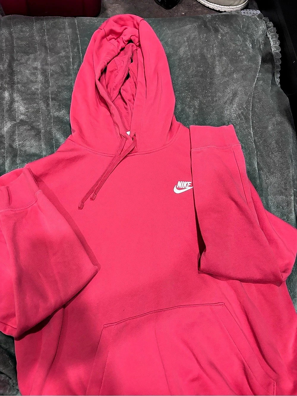 Nike Pink Hoodie Size Large Like New